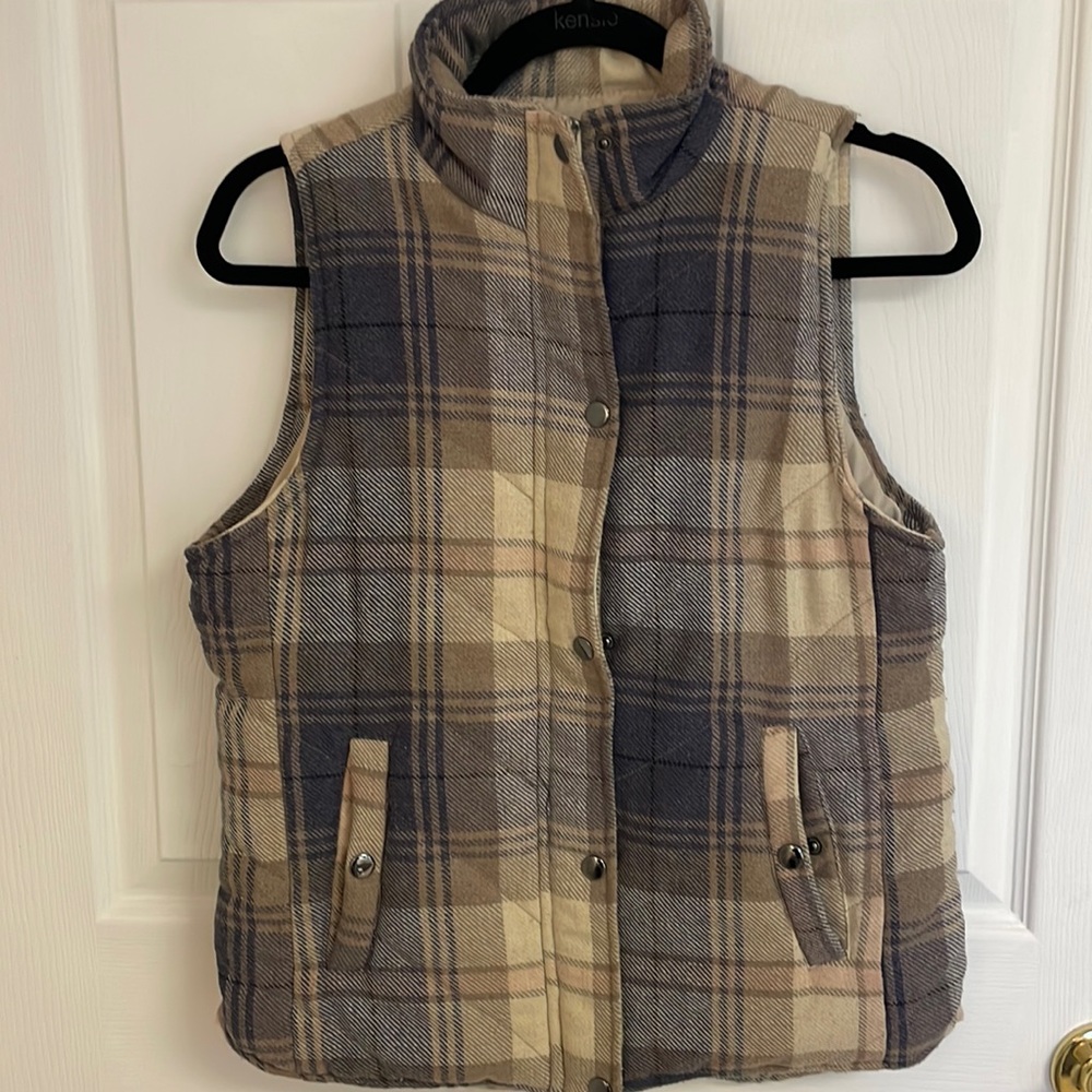 Plaid Vest